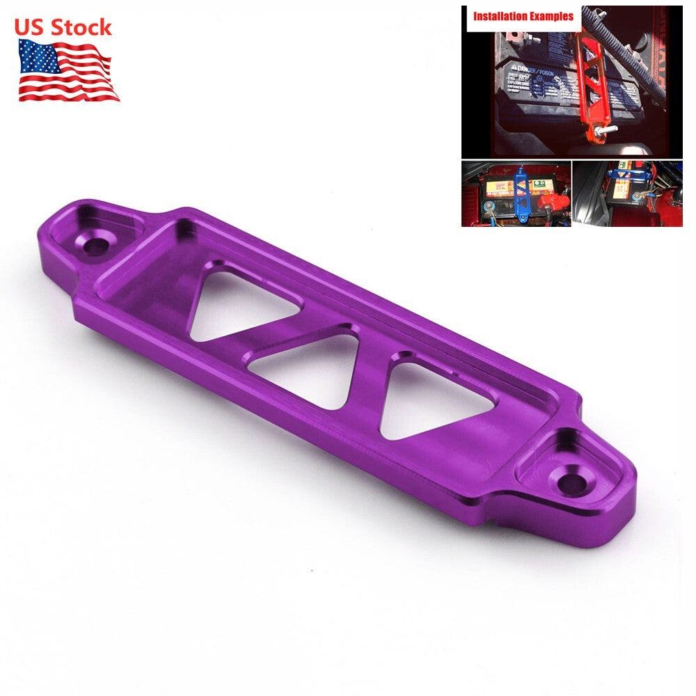 170mm Billet Aluminum Battery Tie Down Mount Bracket Brace Bar Q