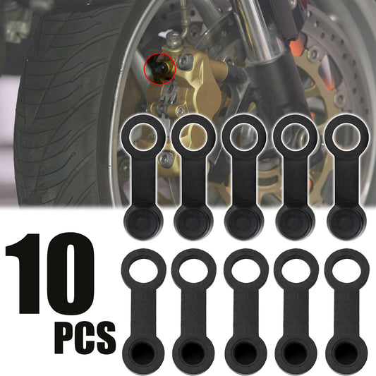 10 x 8 mm brake ventilation nipple rubber dust cap cover for motorcycle Q