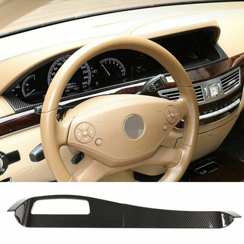 Carbon fiber ABS lower dashboard trim for S-Class 2008 - 2012 - n