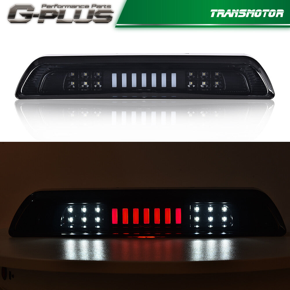 Fits 2007 - 2018 for Tundra Smoke/Black LED Third Brake Light Cargo Light - v