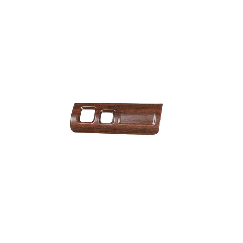 Headlight Button Frame Cover Trim Car Fit for Cadillac XT4 2018-2023 Brown Wood