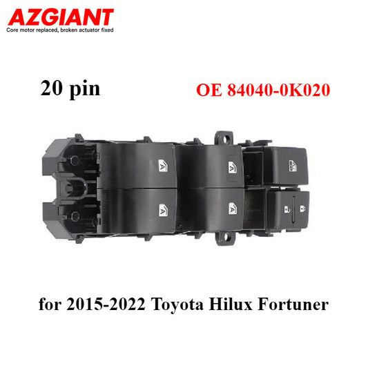 2015-2022 for Toyota Hilux Fortuner Left Front Drive Side Power Window Switch