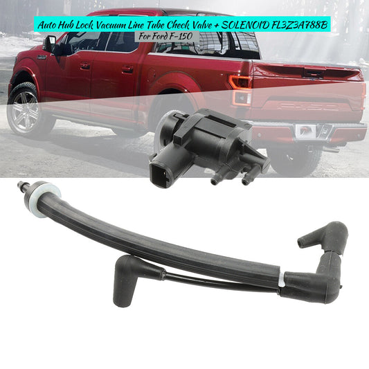 For 2015-2020  for ford  F150 4X4 Auto Hub Lock Vacuum Line & Solenoid Actuator Set Q