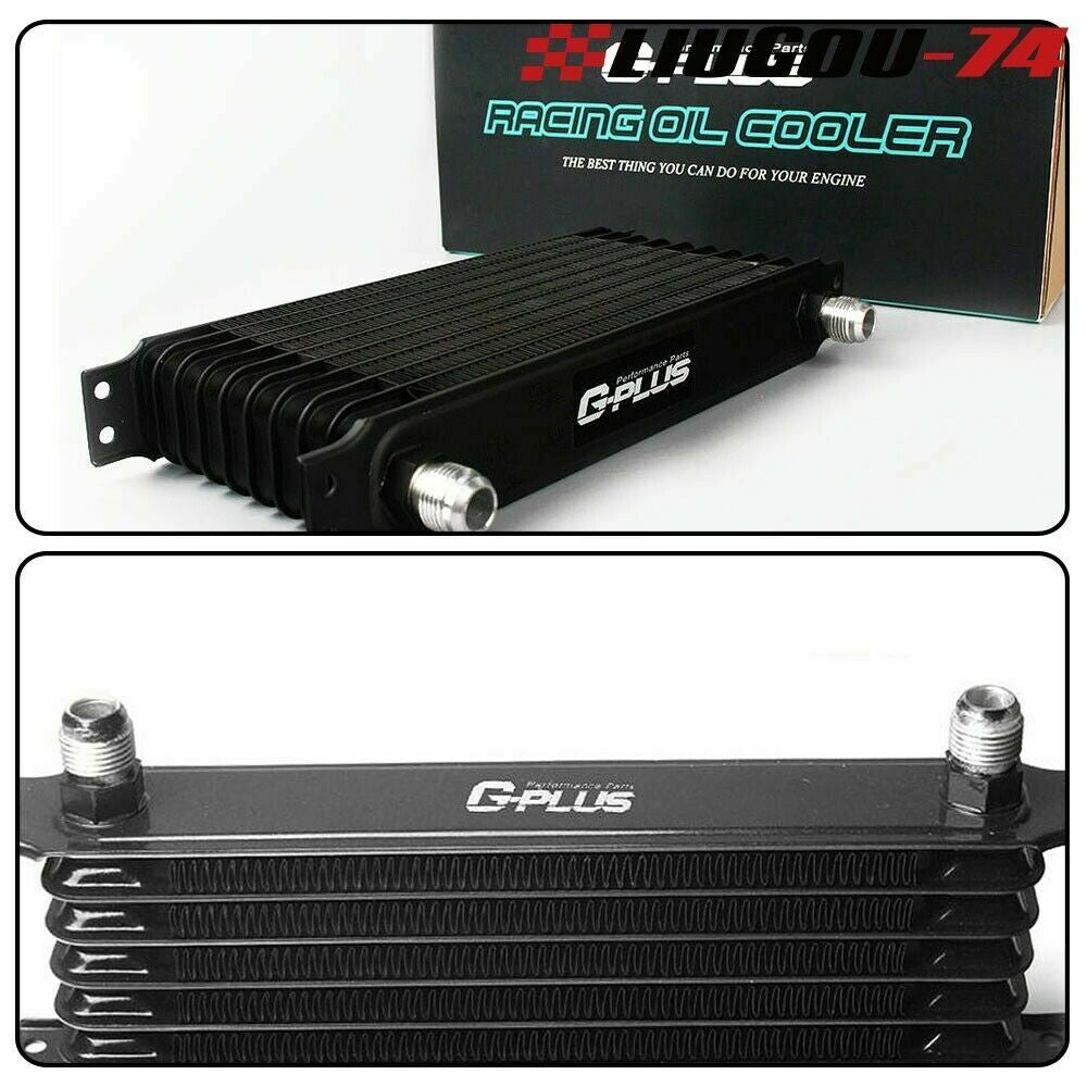 Brand New Universal 10-Line Aluminum Transition Oil Cooler + Filter Adapter Kit Q