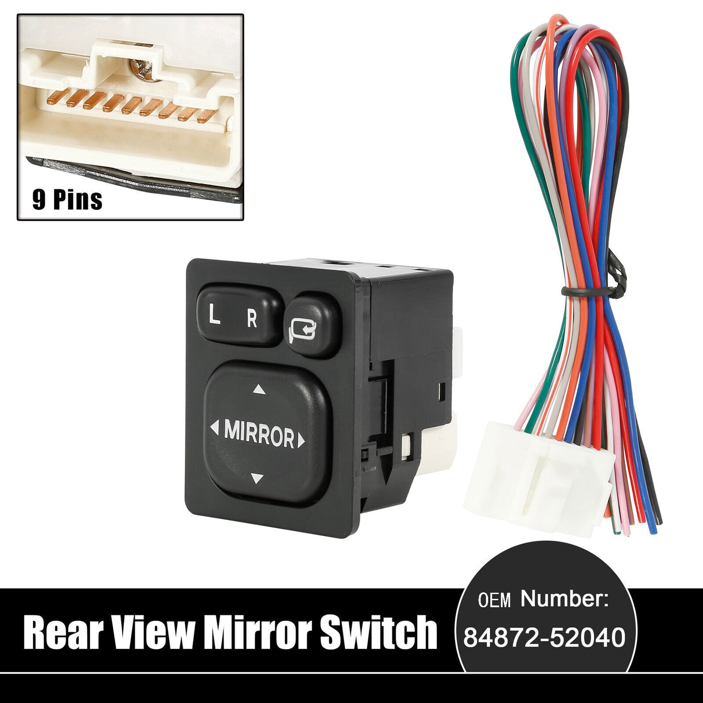 for Toyota Sequoia Power Rear View Mirror Switch Remote Control 84872-52040 NEW