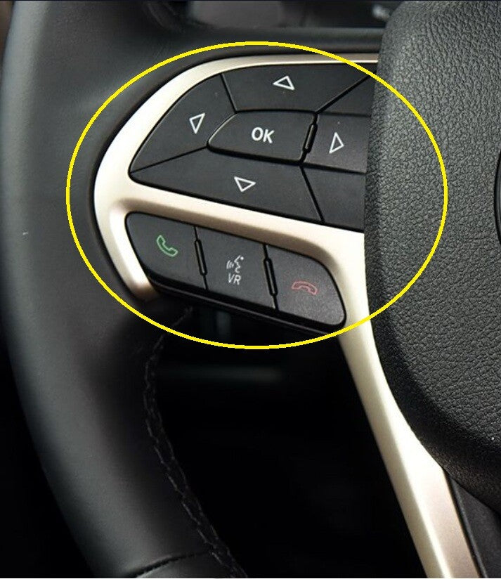 Steering Wheel Left EVIC Audio Control Switch for 14-19 for Chrysler for Dodge for Jeep