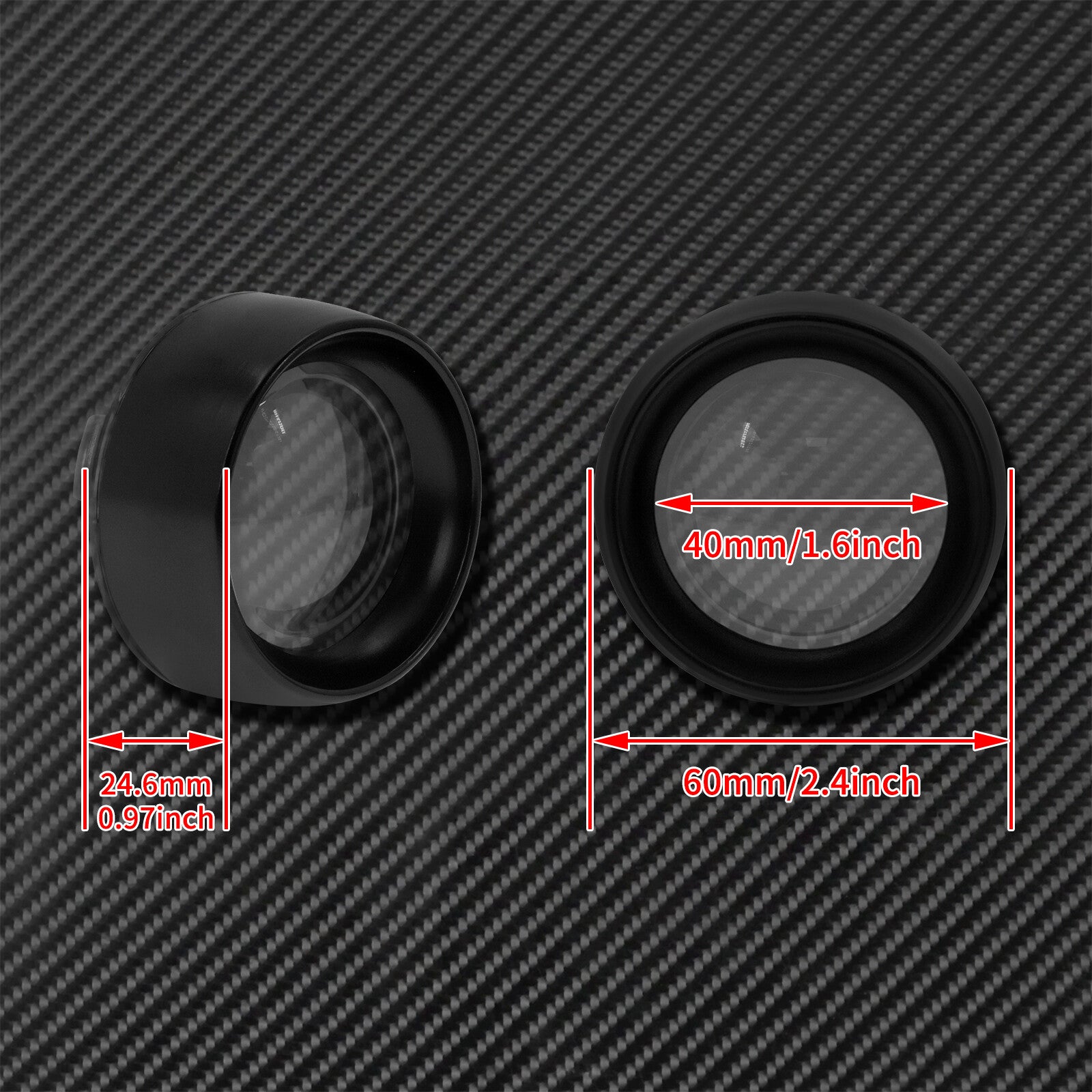 Gloss Gray Trim Ring Bullet Turn Signal Lens Cover Fit for Harley Softail Dyna Q