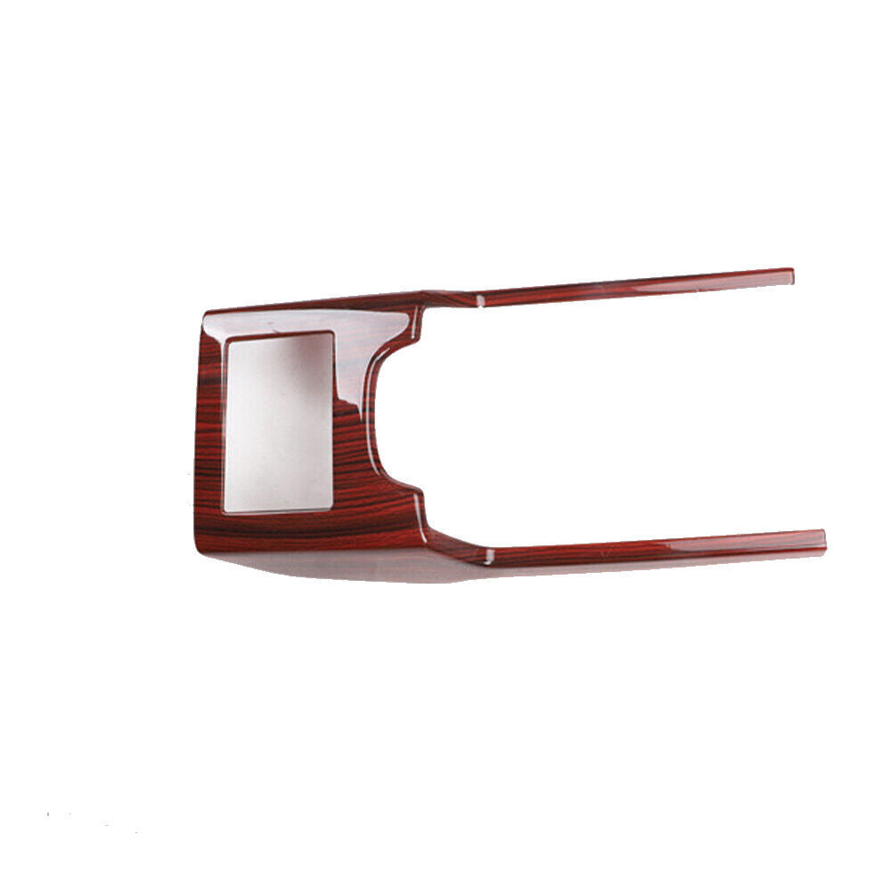 Car Inner Rear Storage Box Cover Trim 1PCS Fit for Audi A6L 2012-2018 Red Wood
