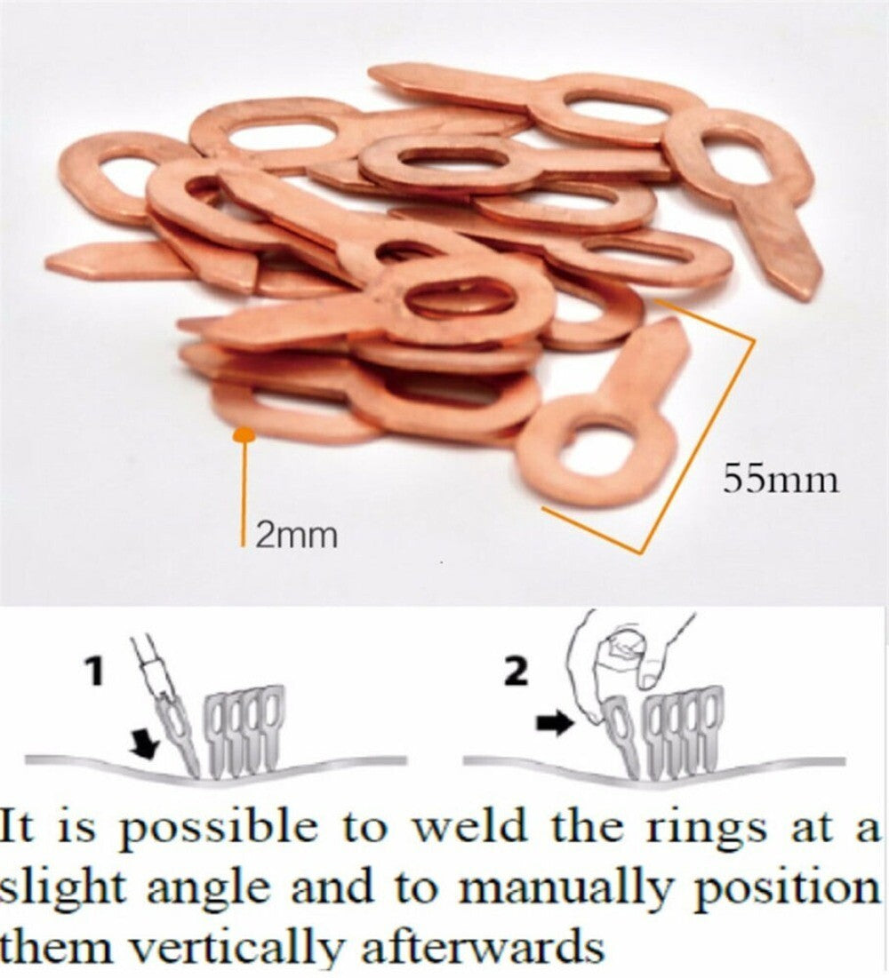 50Dent Puller Rings For Spot Welding Welder Car Body Panel Pulling Washer Tools n