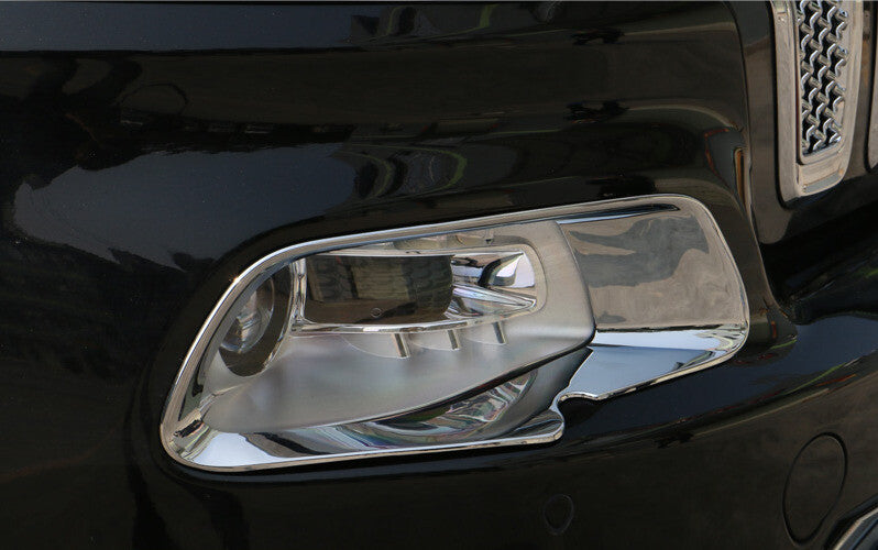 ABS Chrome Front Headlight Lamp Cover Trim For Auto for Jeep Cherokee 2014-2018