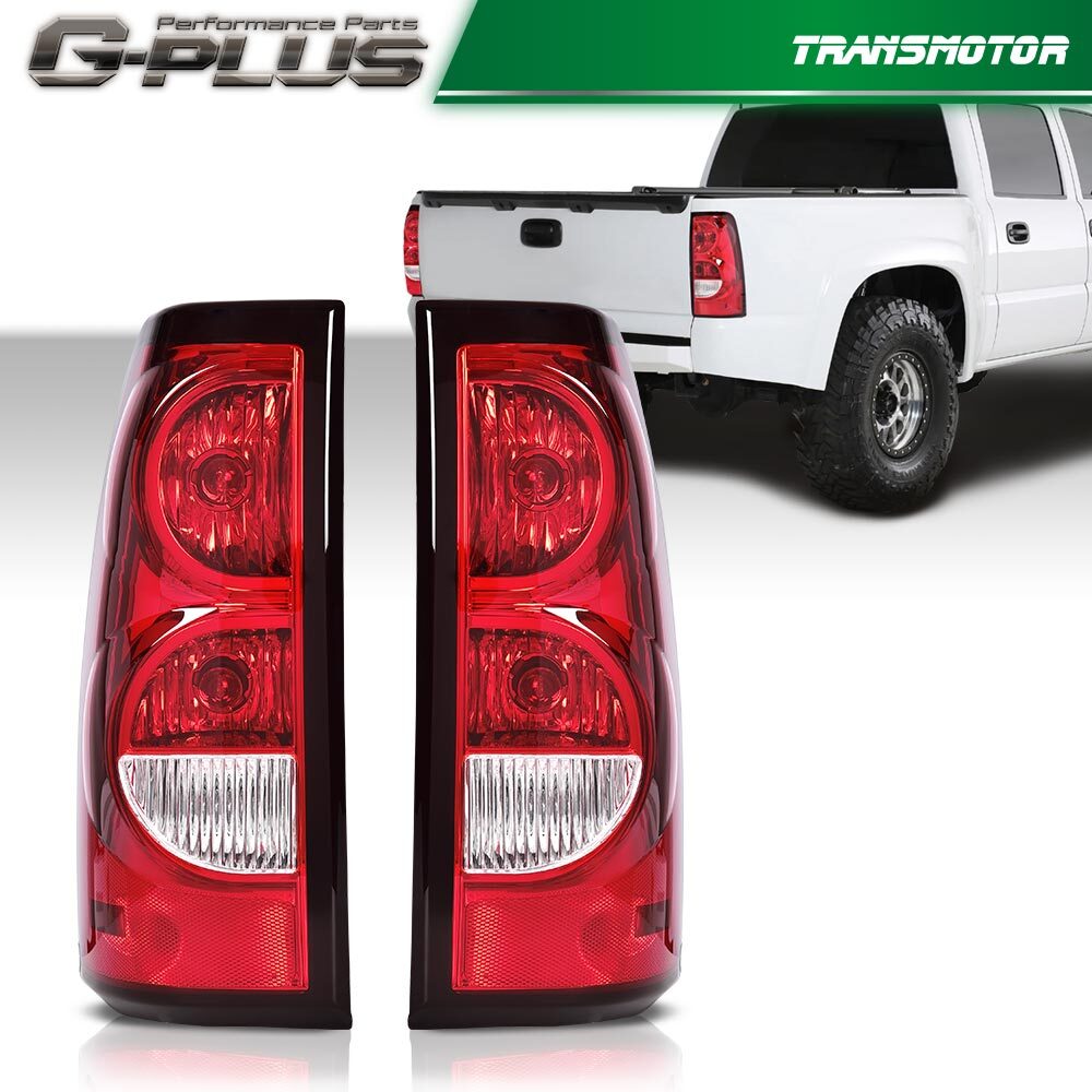 Red Tail Light Brake Light Fits 2003 - 2006 for Silverado 1500 2500 3500 HD - v