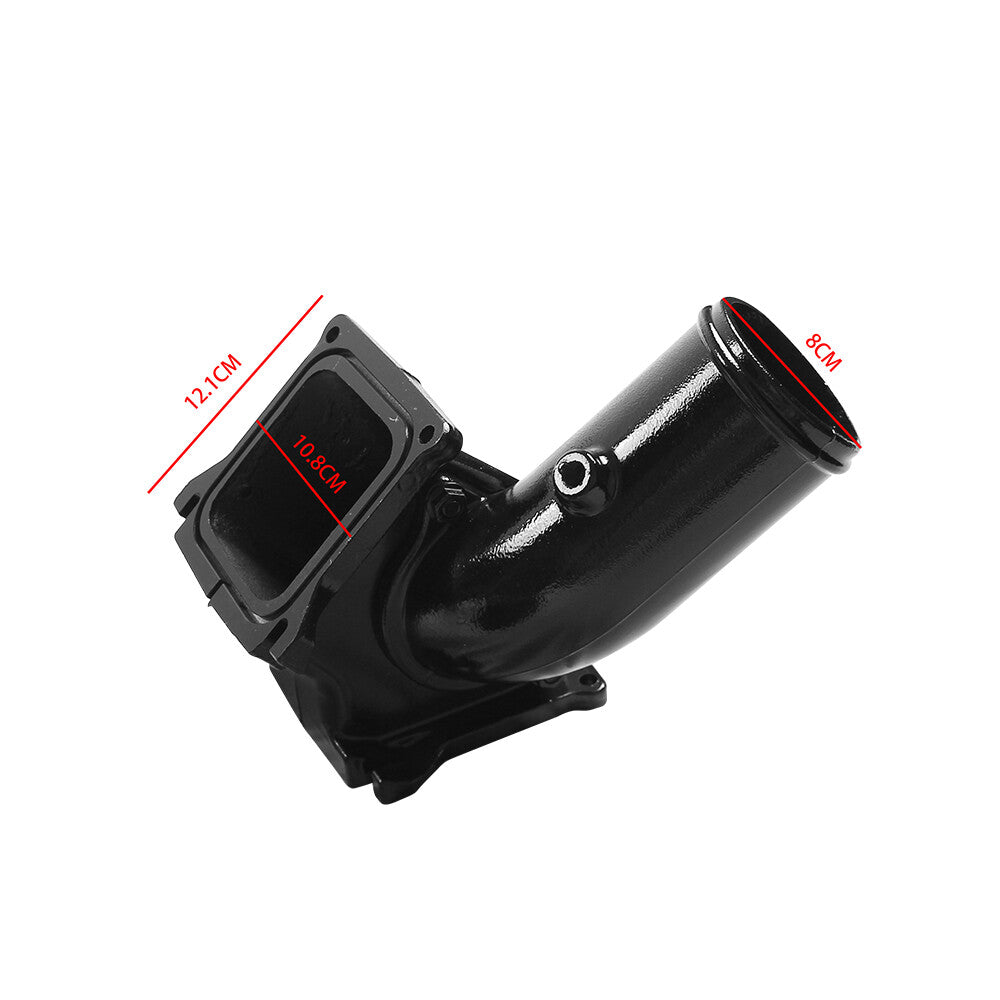 Intercooler Y-Bridge Kit Cold Air Intake for Chevrolet 2006-2010 GM 6.6L Black