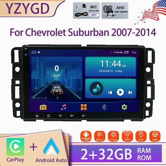 for Chevrolet Suburban 2007-2014 Carplay Car Stereo Radio Screen GPS Navi Wifi