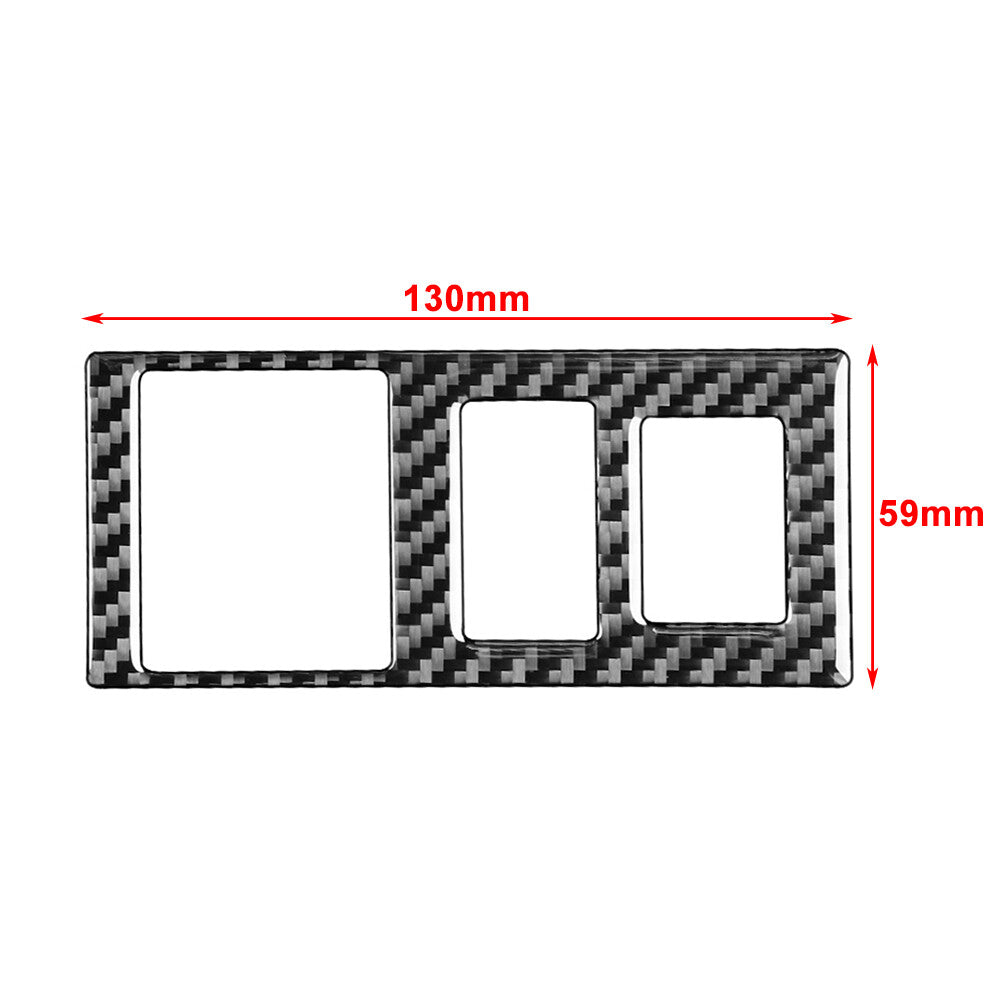 Carbon Fiber Head Light Control Button Cover for Toyota Tundra 2014-2021