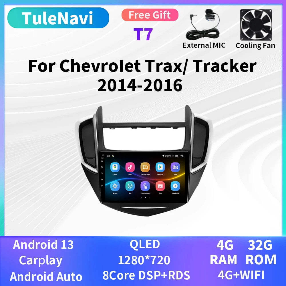 Android CarPlay Car Radio for Chevrolet Trax Tracker 2014-2016 GPS Player Screen