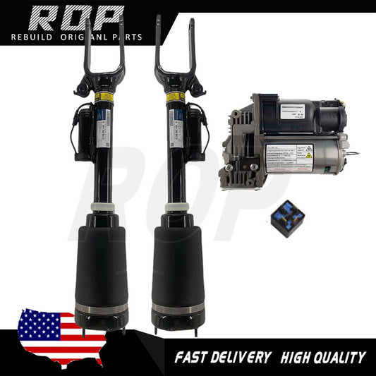 Fit for Mercedes Benz GL ML Class W164 05-12 Air Pump and Rear Shock Absorber w/ADS