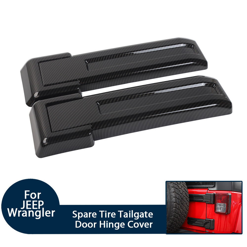 for Jeep for Wrangler JK Sports JKU 2007-2017 Tailgate Spare Tire Hinge Cover Trim