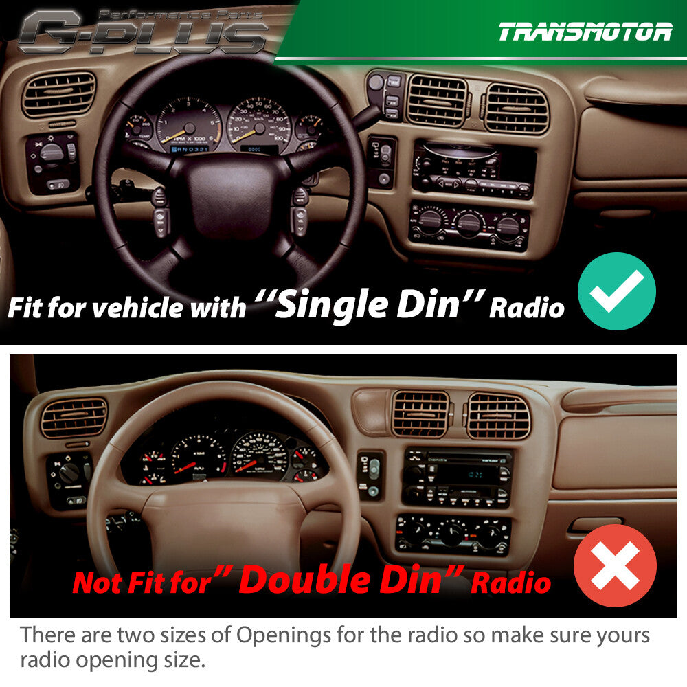 Suitable for 98-04S10 Jimmy Sonoma Cluster Blazer Radio Dash border decoration protective cover beige- v