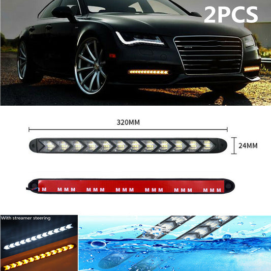 LED daytime running lights (DRLs) and turn signals in white and amber colors are suitable for BMWs. n