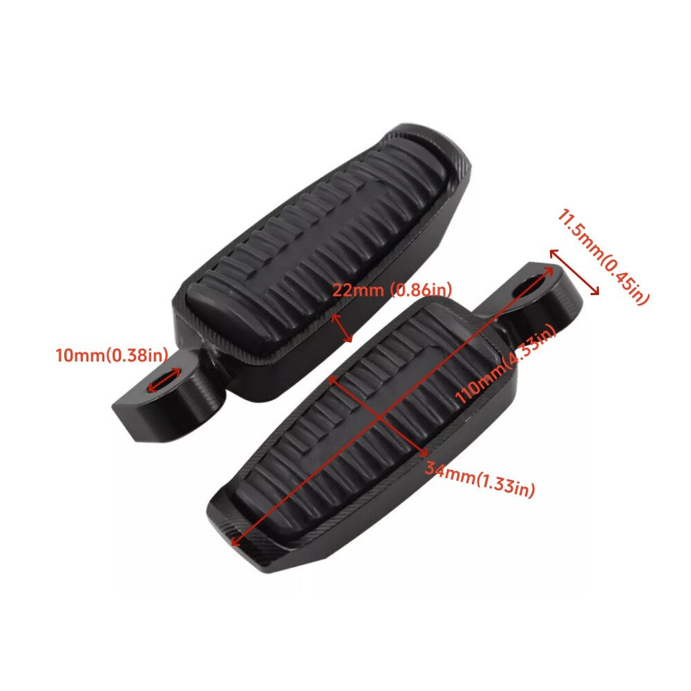 CNC rear foot spike passenger footstool suitable for Harley Sportster XL 883 1200 2004-2013- n