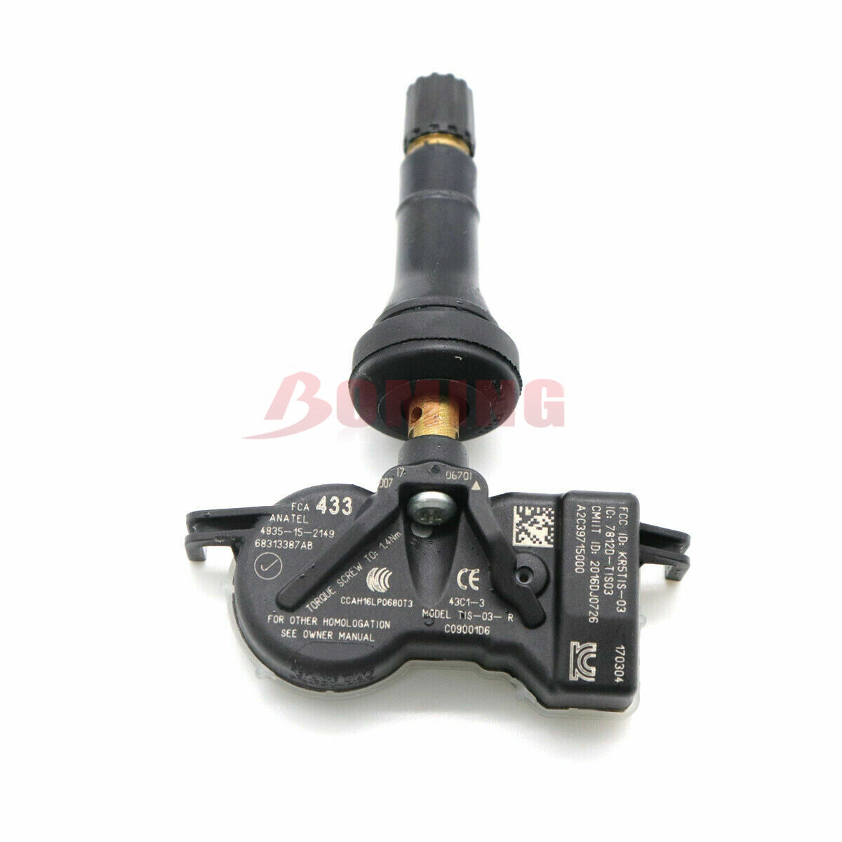 for Jeep Renegade for Fiat 500X 2016-2021 Tire Pressure Sensor TPMS 68313387AB 4PCS