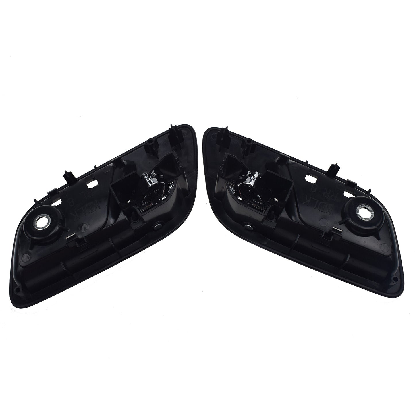 2-pack of LH right-hand black/chrome rear interior door handles for GMC n
