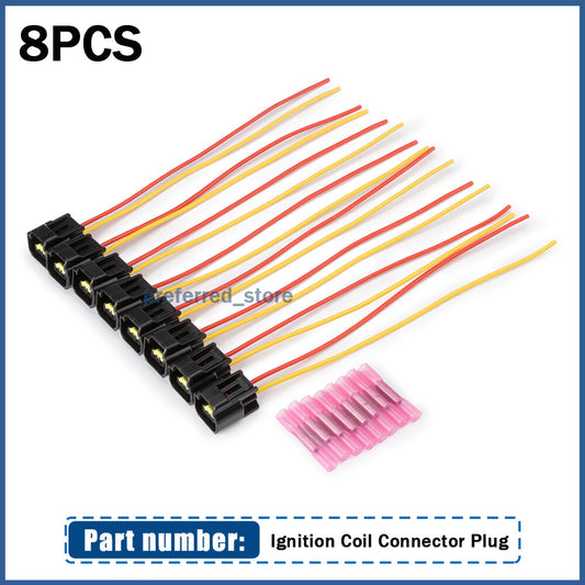 8-piece ignition coil connector plug harness suitable for , , 4.6L, 5.4L, 6.8L... v