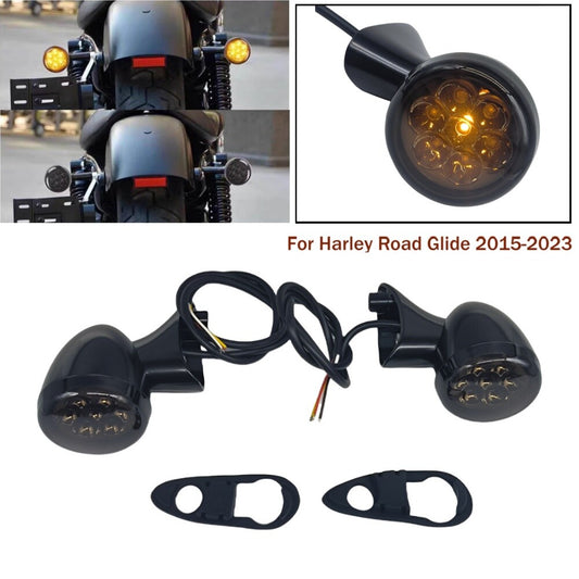 4-lane front LED turn signal bracket suitable for Harley Road Glide 2015-2023- n