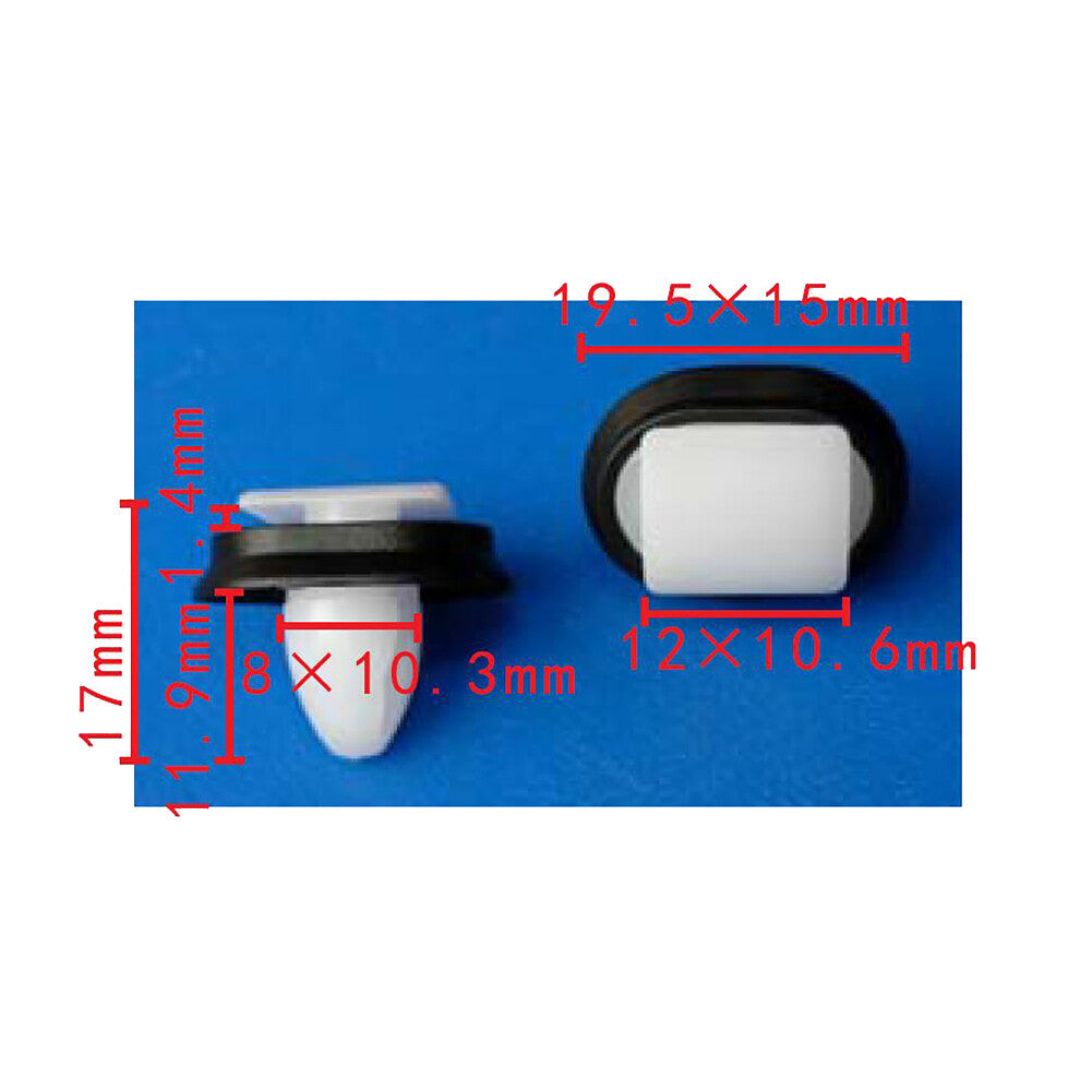 10-piece wheel arch trim clip 76847-JG00A molded retainer for Nissan for Infiniti