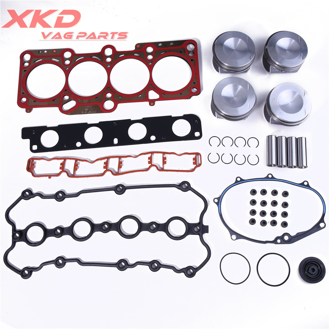 2.0T engine overhaul and rebuild kit suitable for Volkswagen for Golf , for Jetta , and for Audi A4 06-08 BPY BWA
