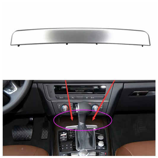 4G0863440 Silver Front Central Ashtray Bright Strip Cover for Audi A6/C7/S6/A7 n
