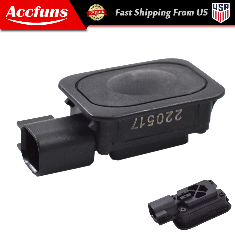 Black rear liftgate trunk release switch actuator button for 2008-2019 models. n