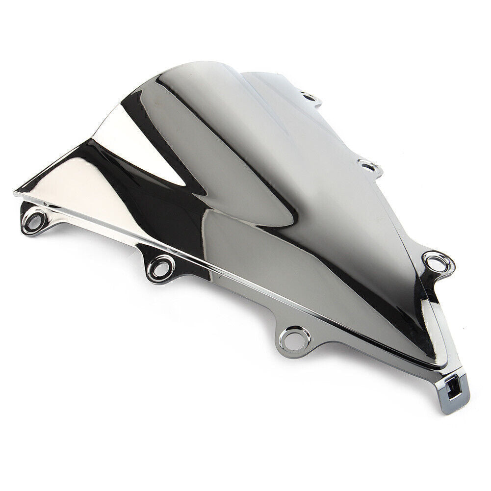 Motorcycle Windshield Windscreen Double Bubble Fit for Honda CBR 300R 2014-19 Silver