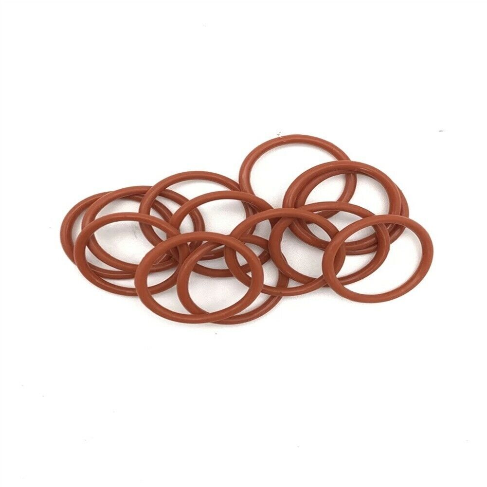 225pcs Silicone Rubber O-Ring Assortment Kit Metric VMQ Gasket Seal Red