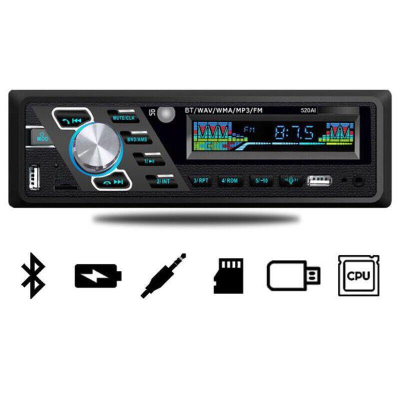 4-channel digital car Bluetooth audio, USB/SD/FM/WMA radio, stereo LED display, 24V- n