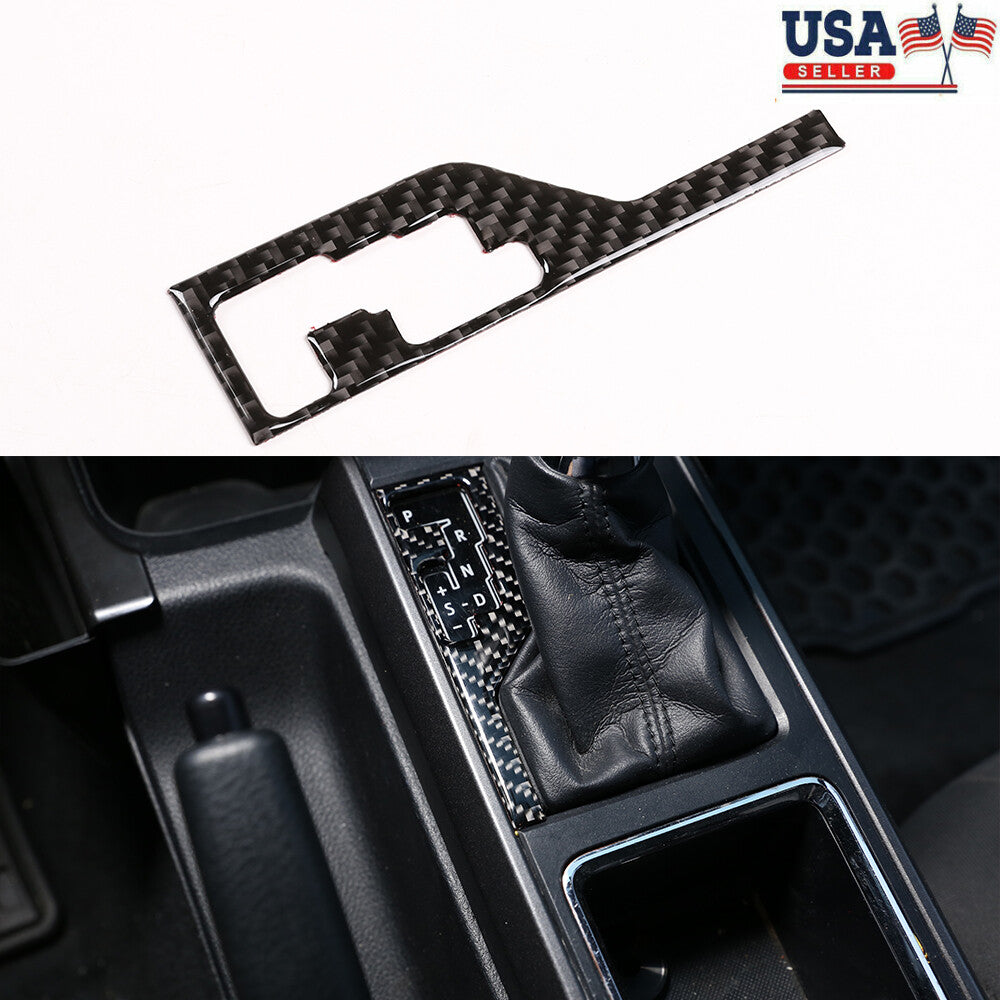 carbon fiber center console gear indicator trim for 2016-2020 Tacoma. n
