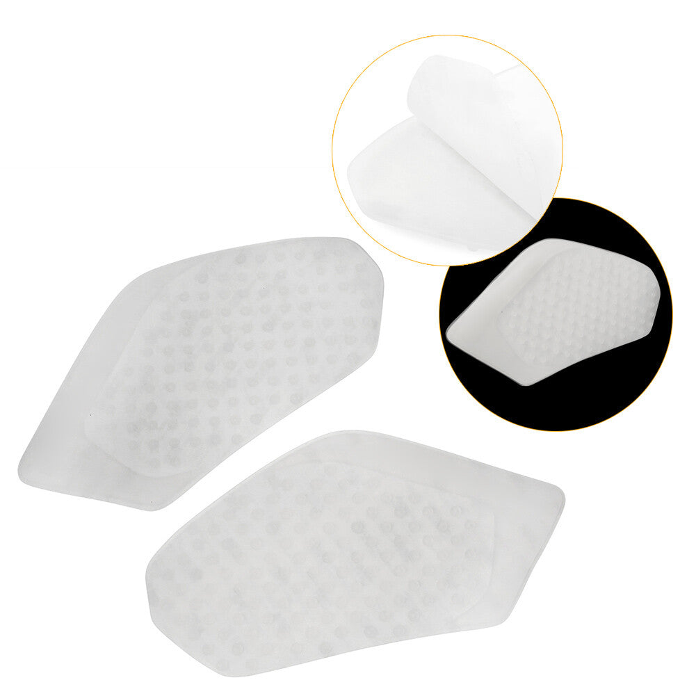 White Gas Tank Traction Side Pad Knee Grip Decal for Honda CBR600RR 2003-2006 Q