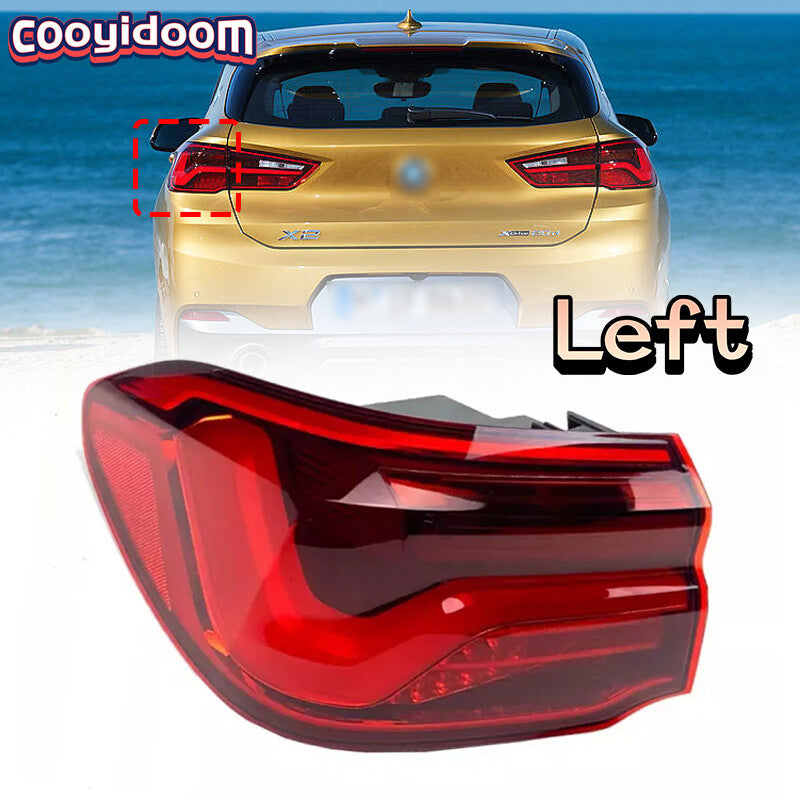 Left Side for BMW X2 F39 2020-2023 Taillight Flashing Light Brake Light