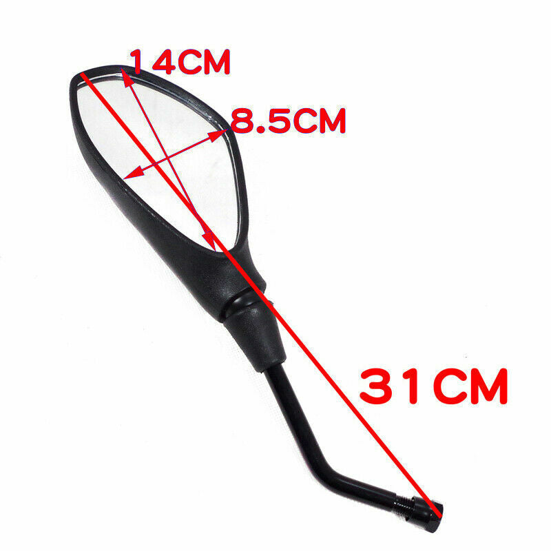 2X ABS Motorcycle Rear View Side Mirror For Honde B.M.W S1000R S1000 RR G310R