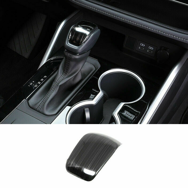 for Toyota Highlander 2020-2023 Black Titanium Console Gear Shift Knob Trim 1P