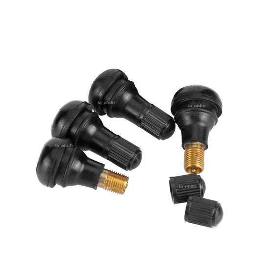 4X Tubeless Tire Valve Stems Stubby For ATVLawn MowerGarden Tractor Plug Stem Q