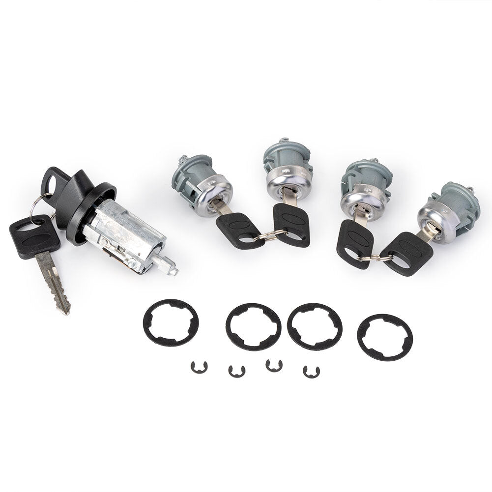 Suitable for Econoline E Van Ignition and 4-Door Lock Cylinder with 4-Key Kit - n