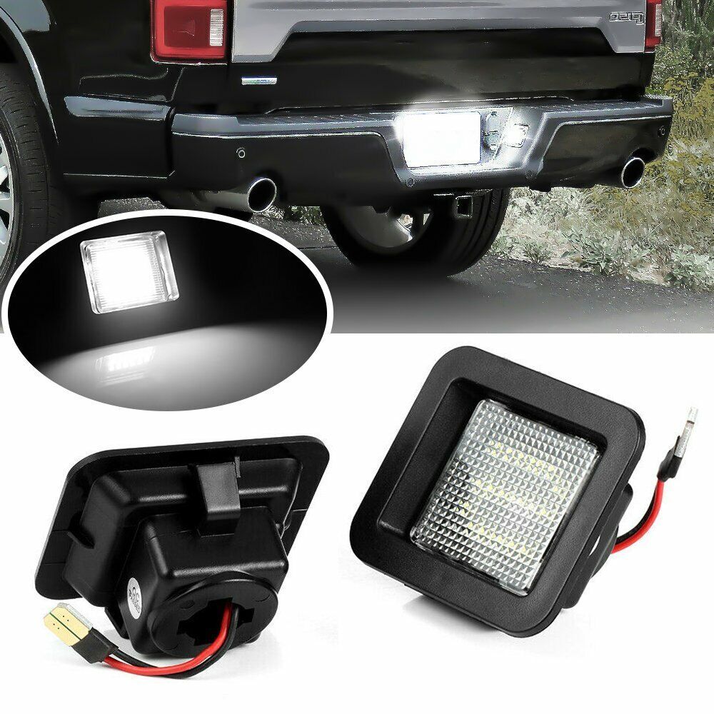 2. Suitable for 2015-2021 F150 6000K LED license plate light, label, and rear light accessories. n