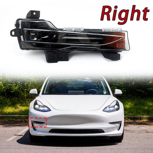 Fog Light Lamp Led DRL Up-Level Right For 2017-2023 for Tesla Model 3 Y
