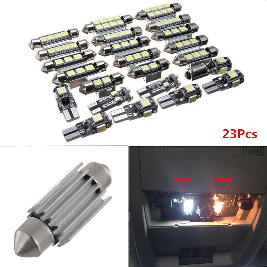 12V Car Interior Dome Map Mirror Trunk License Plate Light Auto LED White Bulbs