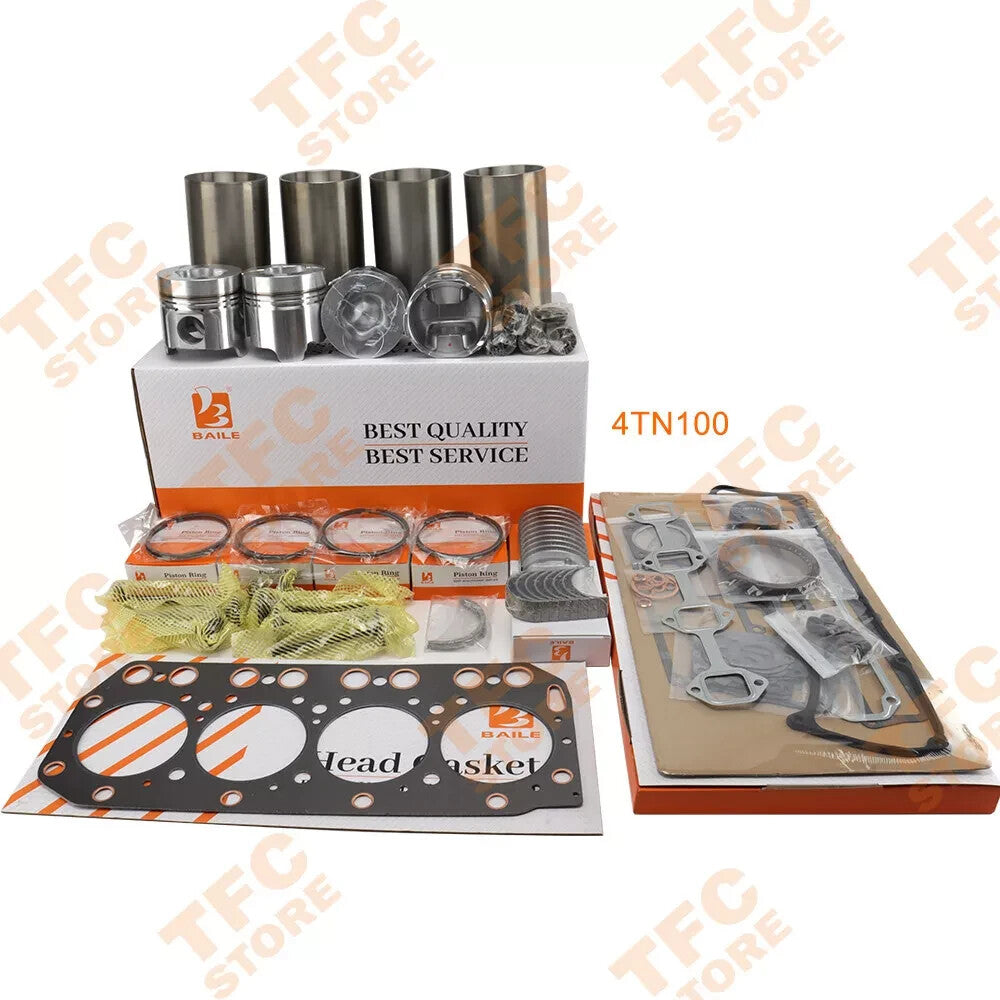 New 4TN100 Overhaul Rebuild Kit For Yanmar Engine Loader 119000-2000??