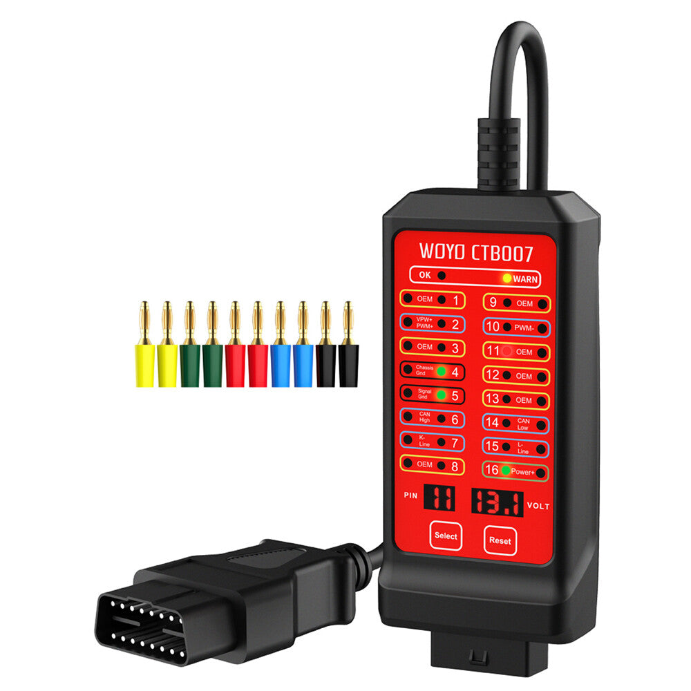 CAN Tester Box Pin Settings Diagnostic Testing Tool CAN Bus Circuit Tester A3S8 Q