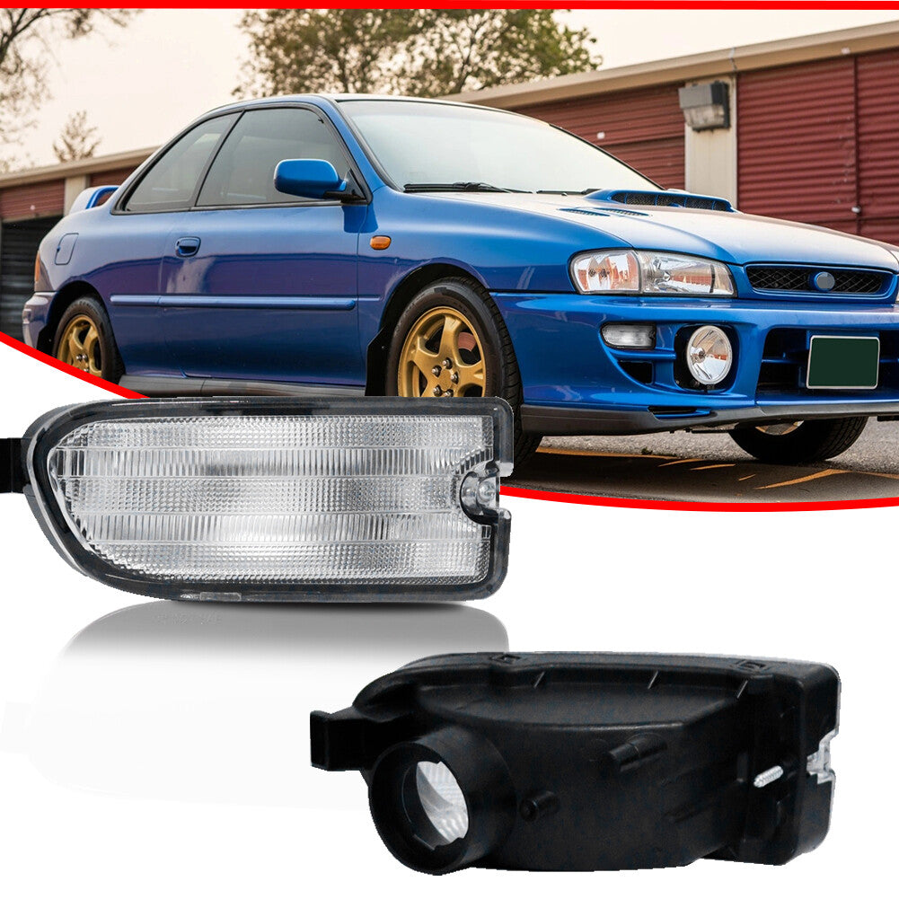 Transparent front corner side parking light 2-piece set suitable for Subaru Impreza 1999 2000 2001- v