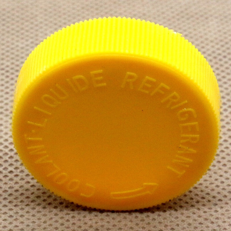 Coolant overflow reservoir cap L327-15-355, yellow, suitable for Mazda 6.5 (2011-2013).