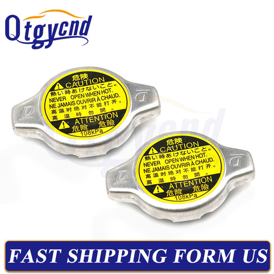 2Pcs 108kpa Radiator Cap for Toyota for Lexus for Camry RAV4 RX350 RX450H 16401-20353